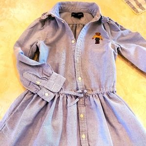 Ralph Lauren Girls Denim Tunic/Dress
